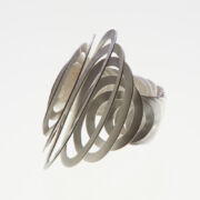 Spiral Shaped Silver Ring